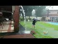 As mom filmed child struck by lightning while playing in the rain