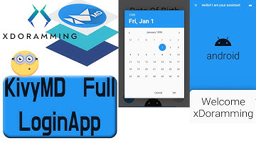 Kivymd Login System and Data Storage Python Project | Full app from Scratch