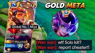 SORRY GOLD META WANWAN BUT YOU CAN'T BEAT MIYA EVEN AFTER NERFED!!😱🔥 MIYA NEW BEST 1 HIT BUILD 2026!
