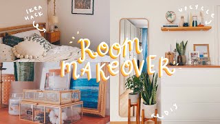 the cosiest bedroom makeover ✨ | aesthetic + functional diy