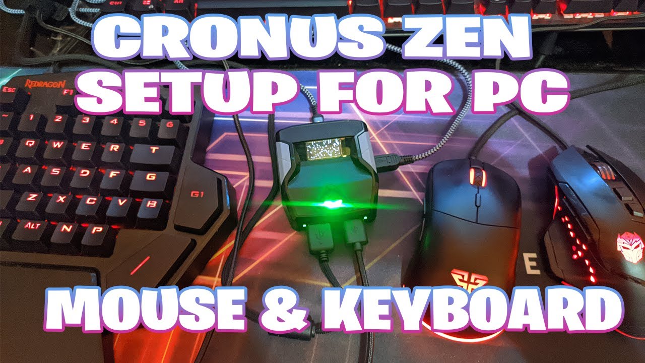 Cronus Zen En PC con Teclado Y Mouse 