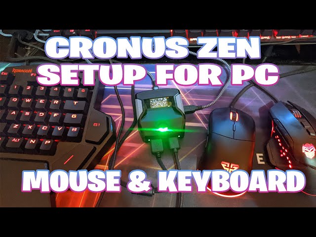 Cronus Zen Setup For PC using Mouse and Keyboard 