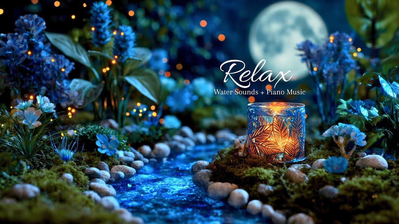 Soothing Relaxation 🎹 Water Sounds for Sleep | Spa, Meditation, Yoga & Anxiety