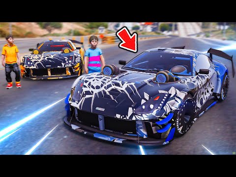 القلود جاب نفس سيارته عشان يسابقه فلم قراند