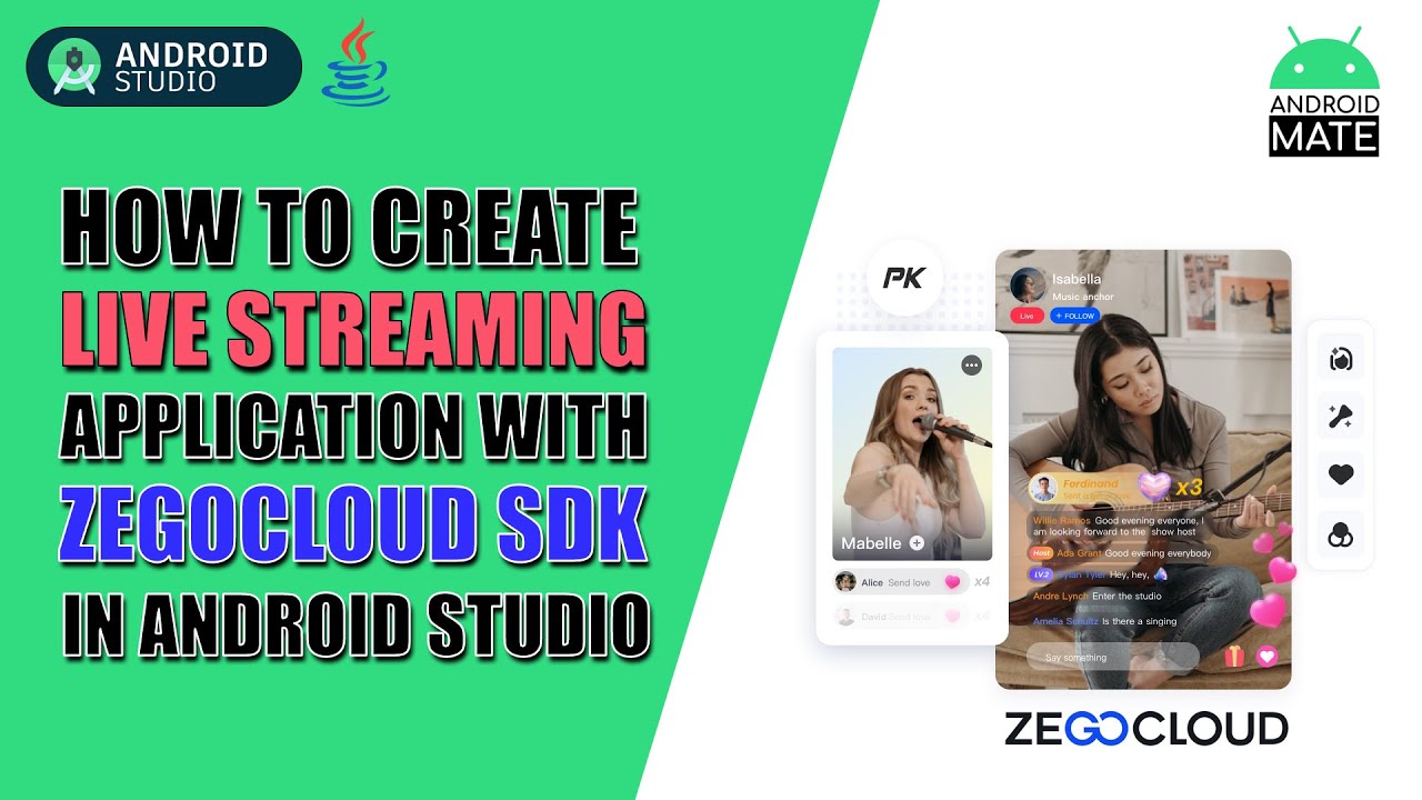 How to create live streaming app using ZEGOCLOUD Live Streaming API in ...