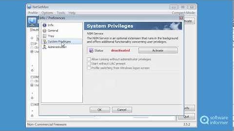 Working with NetSetMan