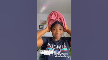 Amazing Headwrap You Can Try Yourself 🔥👌💖#shorts #headwrap #youtubeshorts