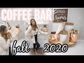 FALL COFFEE BAR DECOR 2020 | DECORATE WITH ME | KITCHEN DECOR