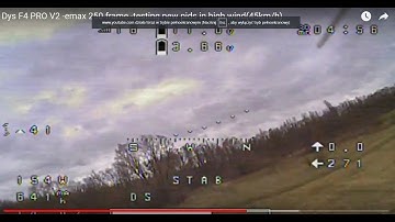 Dys F4 PRO V2 -emax 250 frame -testing new pids in high wind(45km/h)