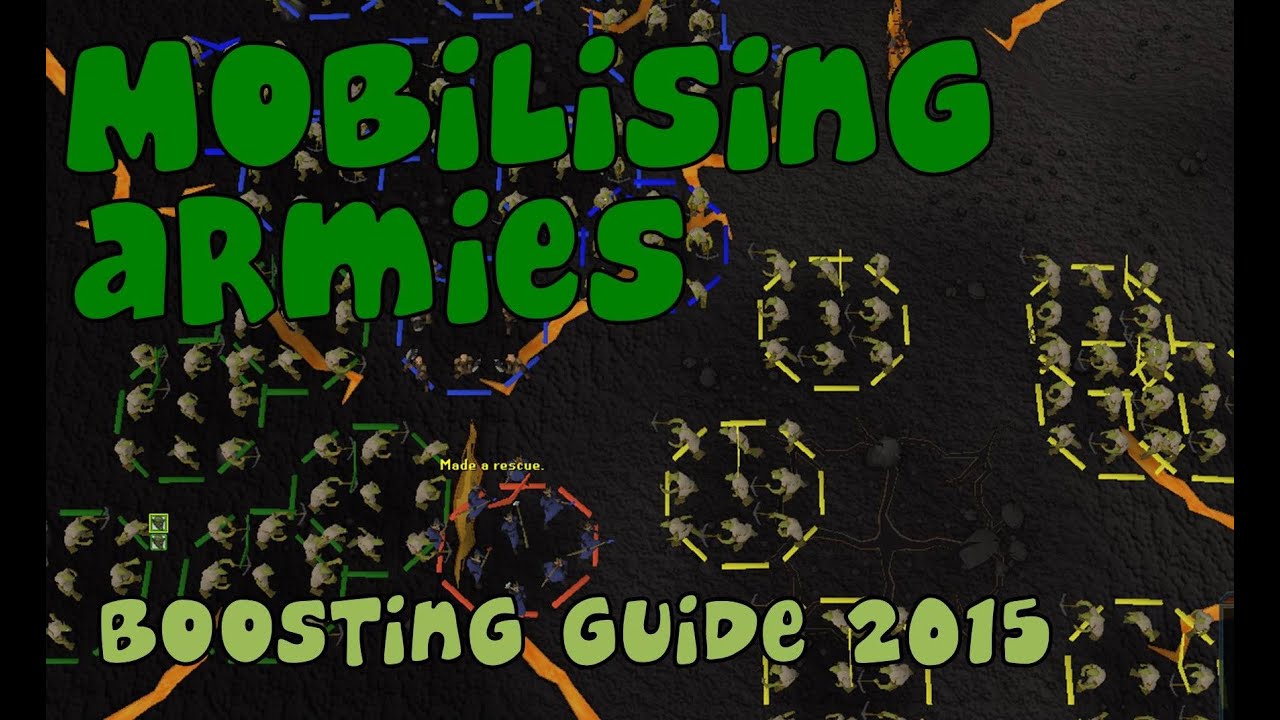 Mobilising Armies Guide (Boosting) Runescape 2015 YouTube