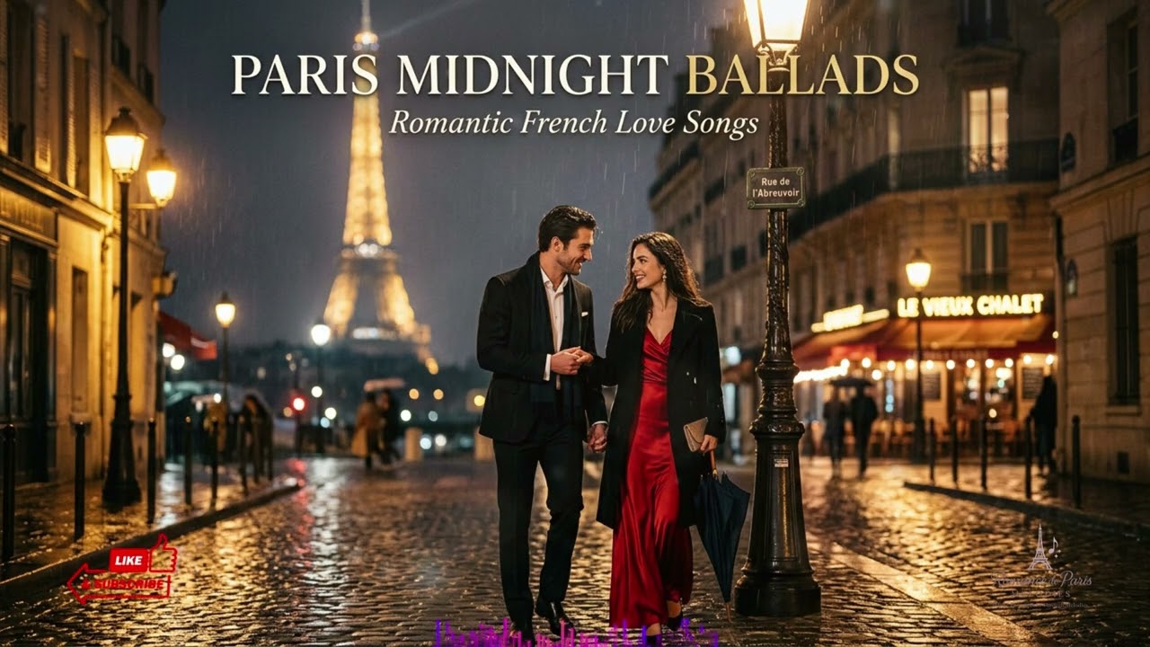 Paris Love Songs 🌙 | Ballades Françaises pour les Cœurs Solitaires