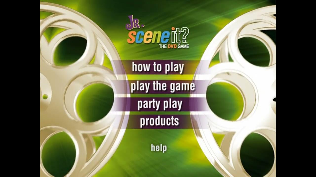Scene It? Jr. General Mills Special Edition Main Menu Screen (2006