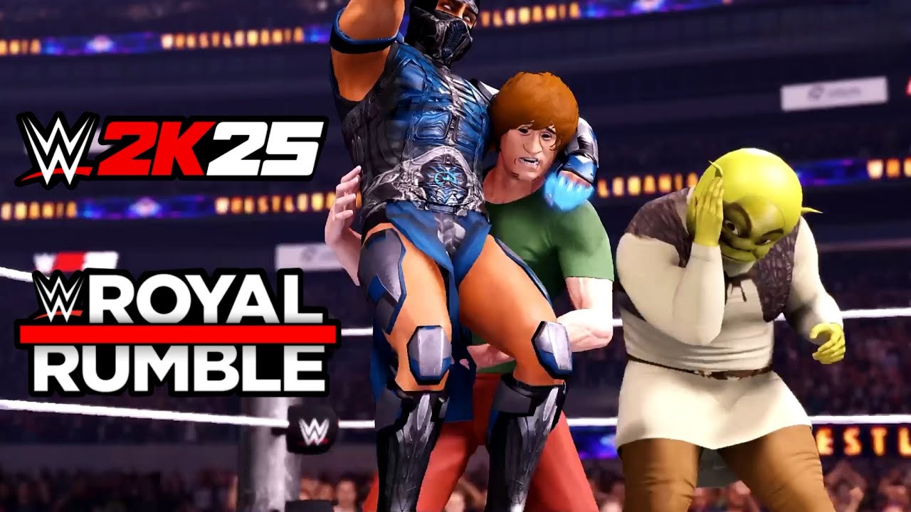 WWE 2K25 On PS5: 30 Custom Character Royal Rumble! - THIS WAS ALL OVER THE PLACE!
