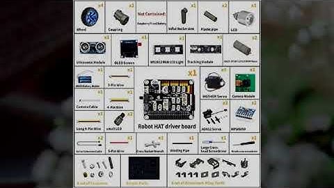km178Bộ công cụ xe hơi thông minh Adeept PiCar-Pro Raspberry Pi Lập trình robot ô tô KM178