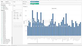Example of Tableau Data Visualization (Mapping)
