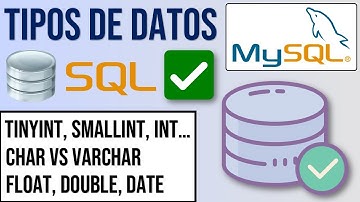 Tipos de Datos en SQL con MySQL | Qué tipos de datos usar en una base de datos SQL | Curso SQL ✅