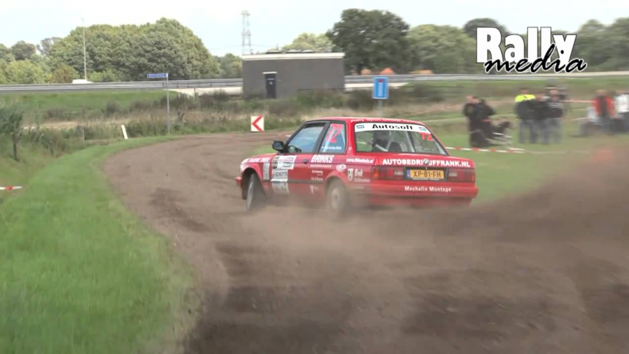 Bmw 325i Drift On Gravel Frank Gerritsen Mulkes Hellendoorn Rally 2010 Youtube