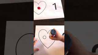 💖 Valentine’s Day Dot Sticker Counting Activity | Montessori-Inspired Math for Toddlers