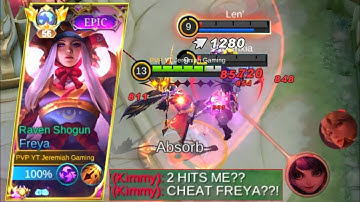 NEW FREYA DAMAGE HACK IS HERE😱 | MUST TRY!!! | FREYA BEST BUILD 2023 | MLBB