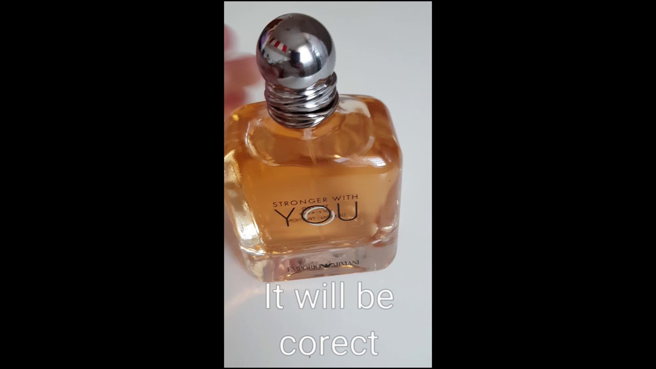 emporio armani profumo stronger with you