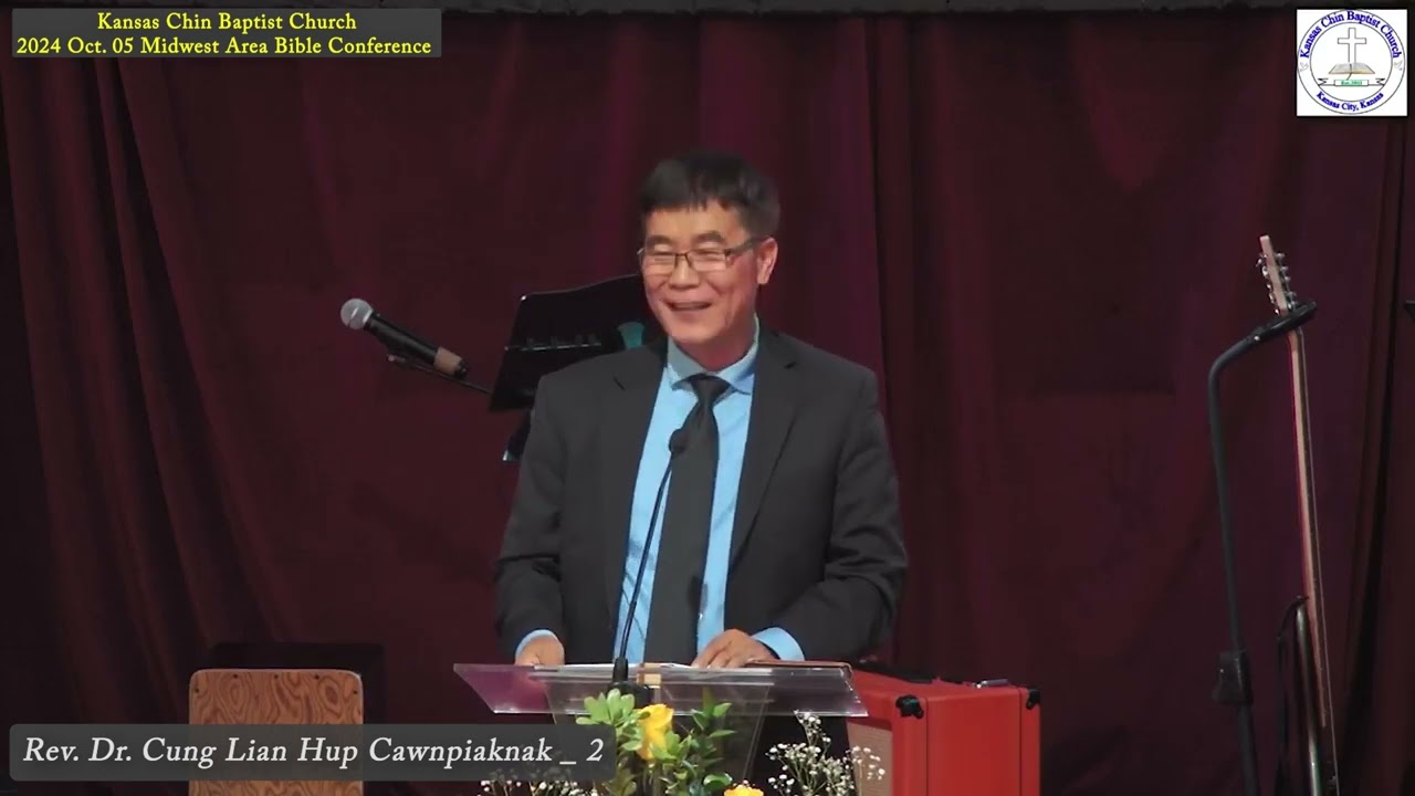Rev Dr Cung Lian Hup |CBCUSA Midwest Area Bible Conference| Kansas CBC 2024 Oct 05 Zaanglei cawnnak