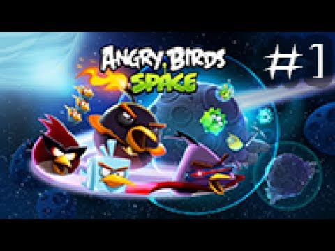 Angry Birds Space Gameplay HD on android PIG BANG level #1