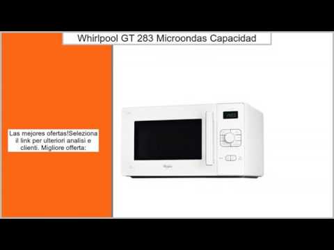 Whirlpool GT 283 WH - Microondas Gt283Wh Con Capacidad De 25 Litros Y Grill  - YouTube