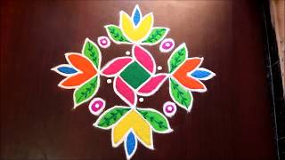 Simple rangoli  9 x 3 x 3 | Latest Rangoli Designs, easy rangoli
