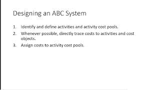 3  Designing ABC System
