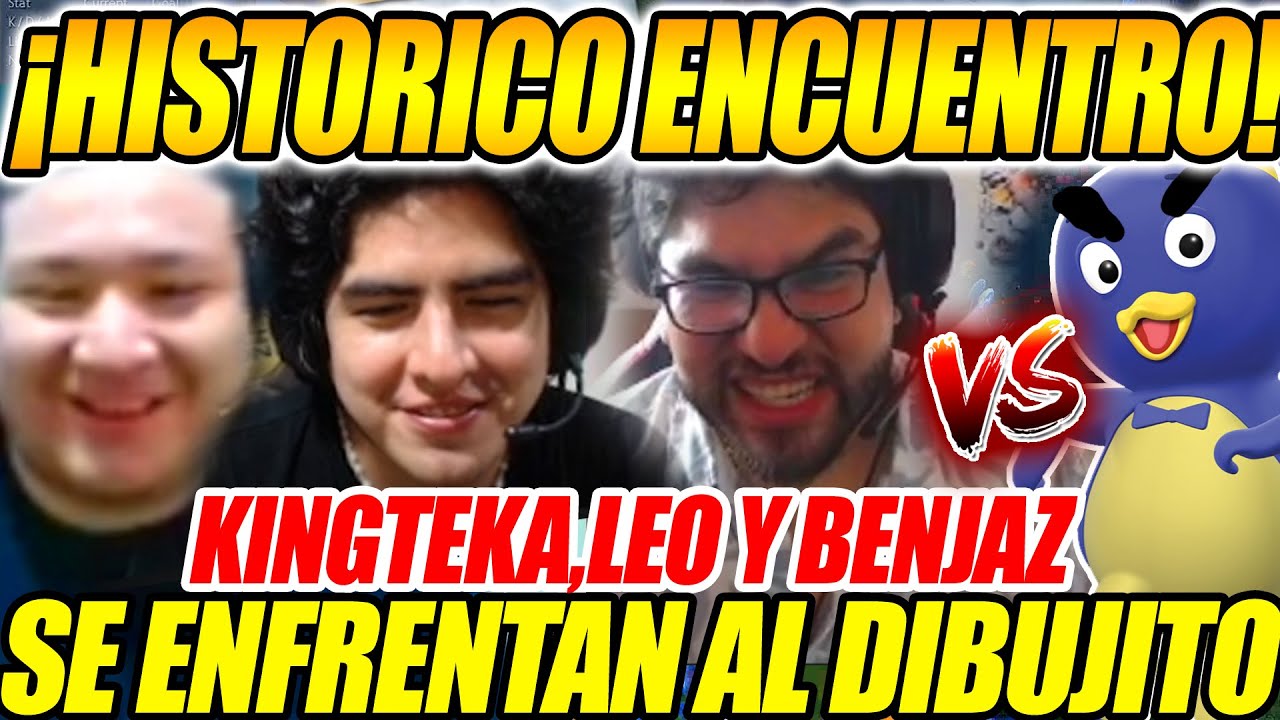 😱HISTORICO ENCUENTRO!😱 KINGTEKA, LEOSTYLE Y BENJAZ SE ENFRENTAN AL DIBUJITO LALATRONI, EPICA VOLTIS😱