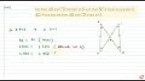 Two lines `A B` and `C D` intersect at `O` such that `B C` is equal and parallel to `A Ddot` Pro...