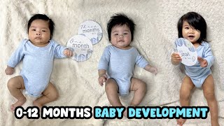 0-12 MONTHS BABY TIMELAPSE | Cristina & Daniel VLOGS