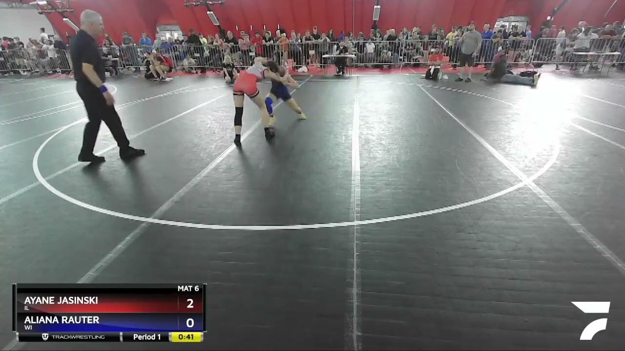 117 Lbs Quarterfinal - Ayane Jasinski, IL Vs Aliana Rauter, WI C5f5