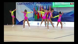 : KAZAKHSTAN (KAZ 2)- GROUP YOUTH qualifications  Aerobic gymnastic Fig open 2024, CANTANHEDE