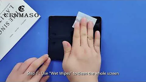 Samsung Galaxy Z Fold 5:How to install a screen protector