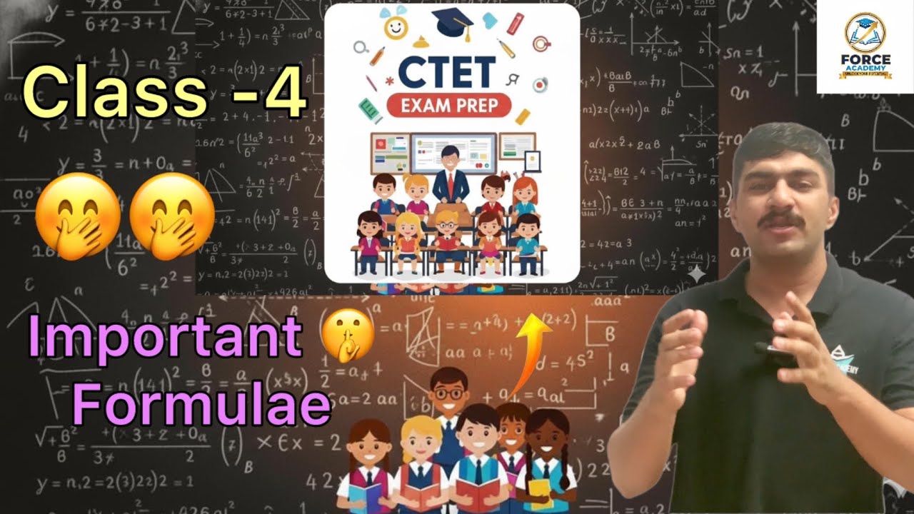 CTET में Direct Question! SUM of n Natural–Odd–Even Numbers | Force Academy
