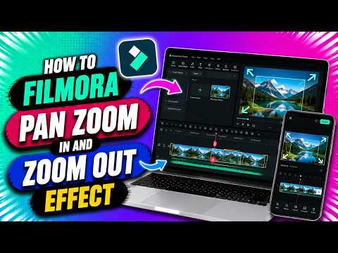 Pan Zoom in and Zoom Out Effect | Filmora X, 11, 12 & 13, 14 & 15 Tutorial