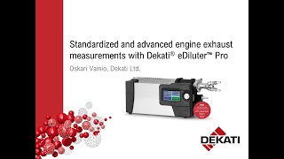 Download Lagu Dekati Webinar: Standardized and advanced engine exhaust measurements with Dekati® eDiluter™ Pro MP3 Download Lagu Dekati Webinar: Standardized and advanced engine exhaust measurements with Dekati® eDiluter™ Pro MP3