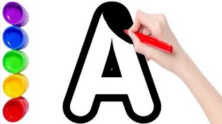 A to Z Alphabet, collection for writing along dotted line for toddler, Abc song, activity for kids