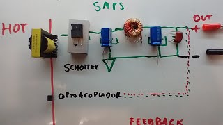 08  Filtro Final y Diodo Schottky, funcionamiento de fuente conmutada switching o SMPS