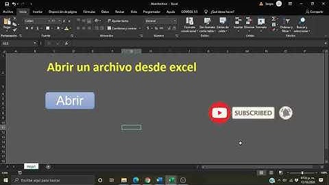 Macro para abrir un archivo desde excel