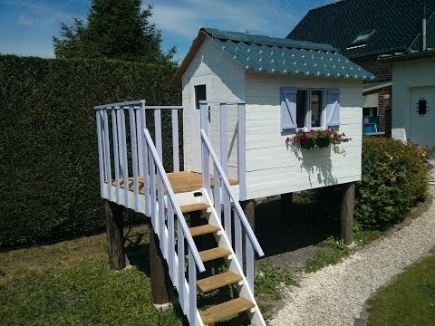 Fabriquer une cabane pour enfants avec des palettes