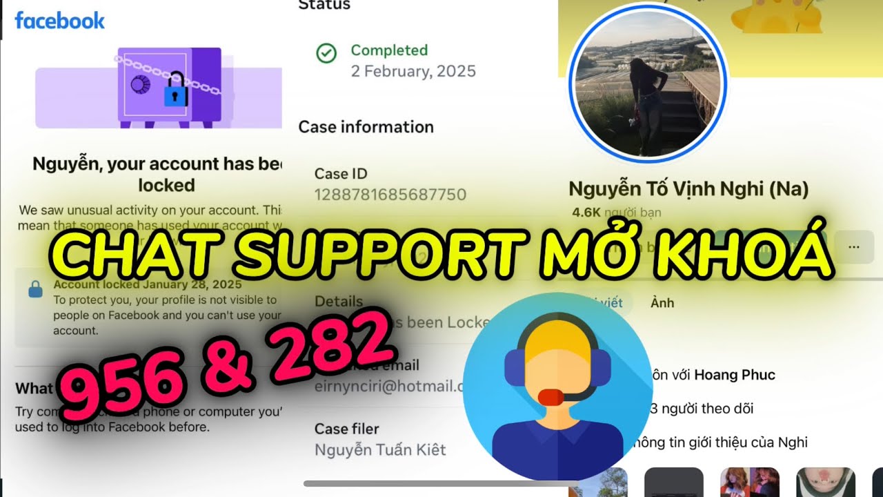 CÁCH CHAT SUPPORT ĐỂ MỞ KHOÁ 956 & 282 BẰNG VIA CHAT ADS MỚI NHẤT ...