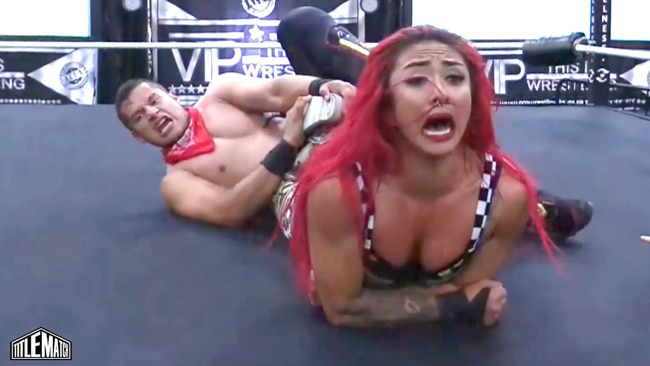 Miranda Alize vs Low Rider - VIP Wrestling (Intergender) Title Match Network