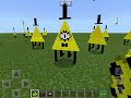 Spawning many bill cipher’s in Minecraft (gravity falls) || made by derpy chairy =) || used Addons..