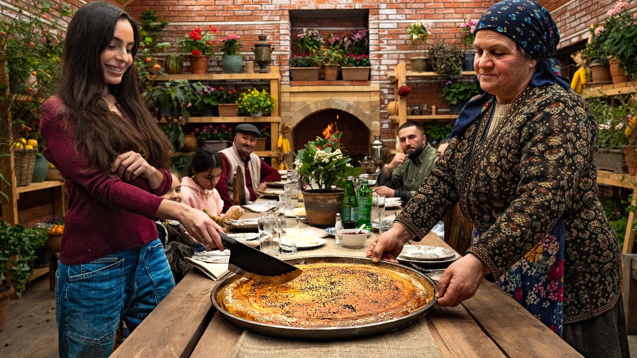 Preparing a Traditional Lezgin Vegetable Pie with Leyla Aliyeva