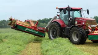 Fauchage / Kverneland 9m50 / Case IH Puma CVX 220 / ETA Le Tutour