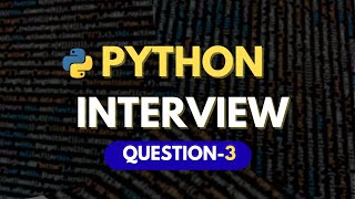 Python Interview Question #3 | Palindrome Program Explained with Logic | Python for Beginners