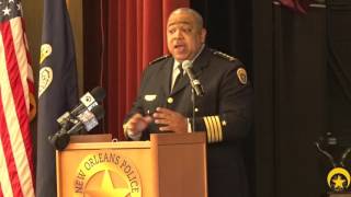NOPD Chief Michael Harrison Speaks at Graduation of Recruit Class 177