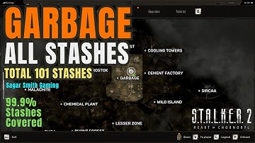 STALKER 2 GARBAGE All Stashes Loot Covered Here | 101 Stash Locations + Guide #stalker2